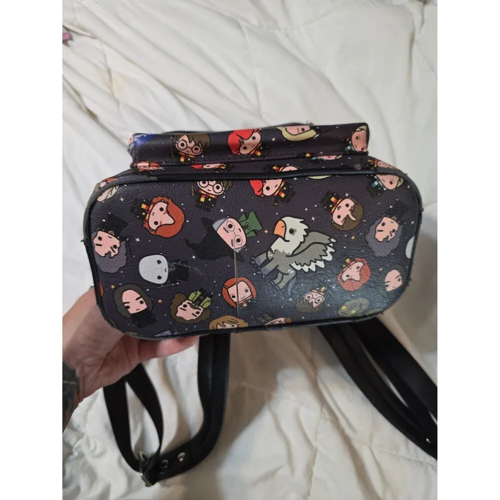 Loungefly Harry Potter chibi character print mini backpack bookbag purse bag!